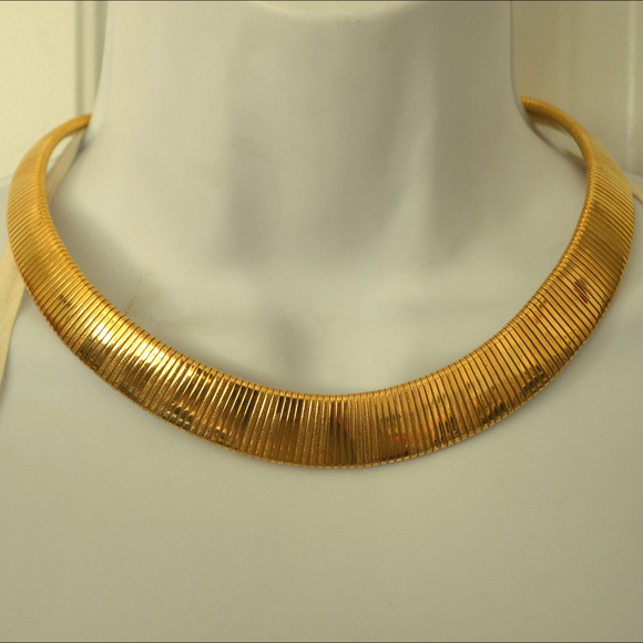 vintage gold choker necklace Off 79 